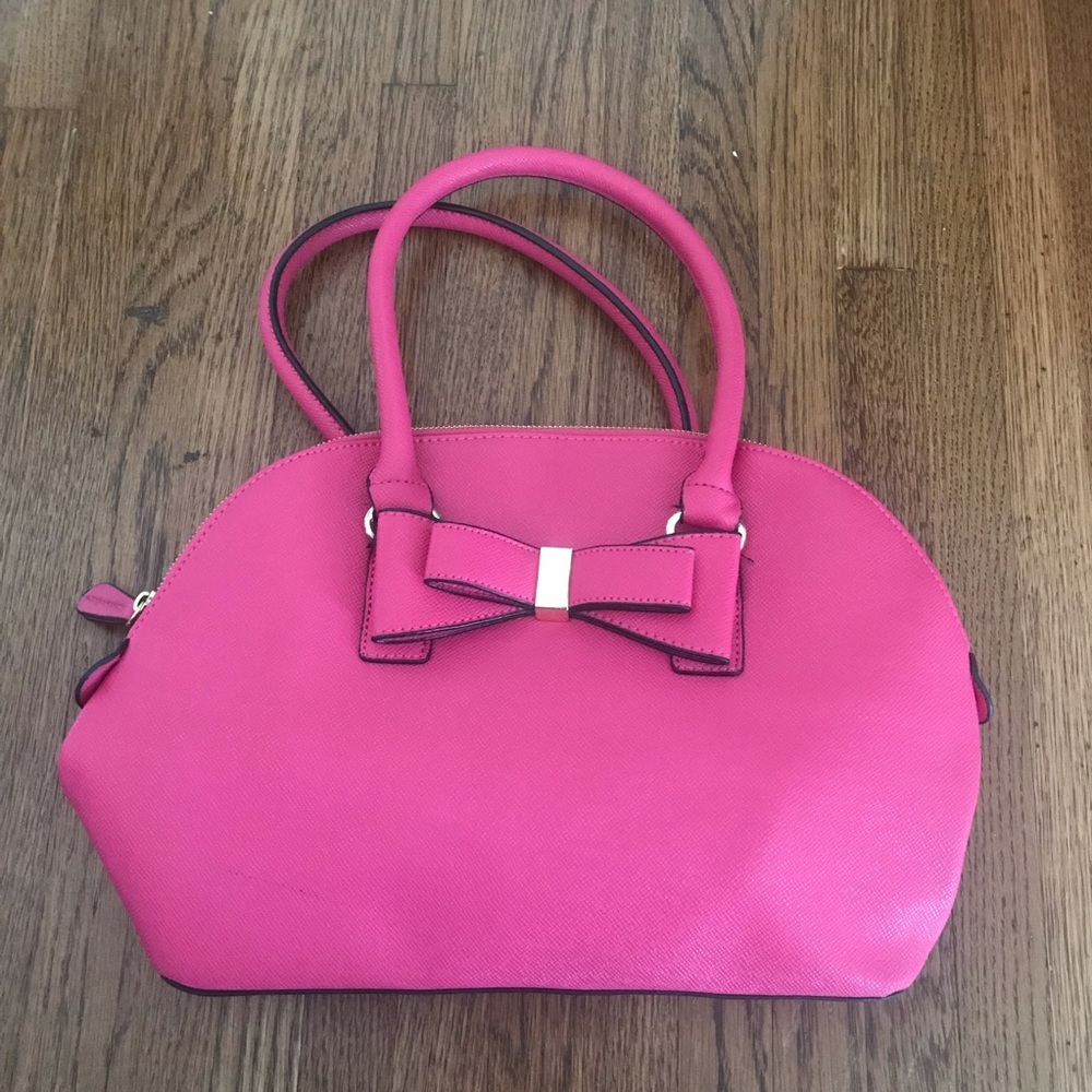 APT 9 HotvPink Bow Purse